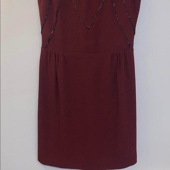 Sandro burgundy dress - Picture 2 of 6